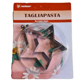 Utstikker metall stjerne ø5 og ø8,5cm