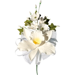 Blomsteroppsats i tragant ass. - 5stk 18/23cm 