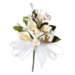 Blomsteroppsats i tragant ass. - 5stk 18/23cm 