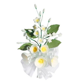 Blomsteroppsats i tragant ass. - 5stk 18/23cm 