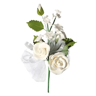 Blomsteroppsats i tragant ass. - 5stk 18/23cm 