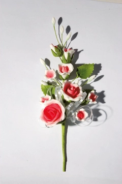 Blomsteroppsats i tragant ass. - 5stk 24cm 