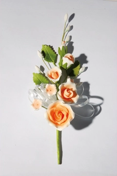 Blomsteroppsats i tragant ass. - 5stk 24cm