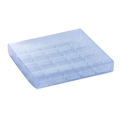 Konfekteske 20 biter transparent - 25stk 160 x 150 x H20mm