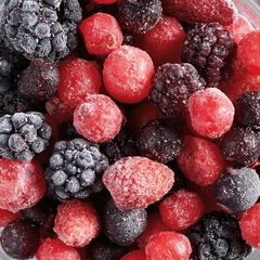 Røde frukter singelfryst Markjordbær, blåbær, rips m.m