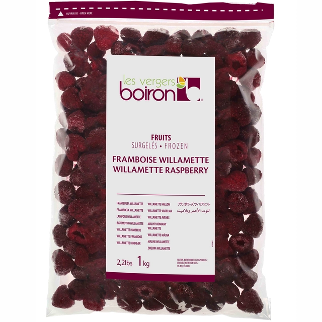 Bringebær singelfryst - 1kg Willamette - Serbia 