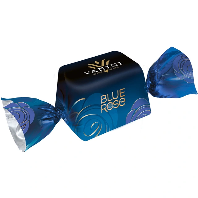 Blue rose konfekt melk Melkesjokolade og hasselnøtt krem 