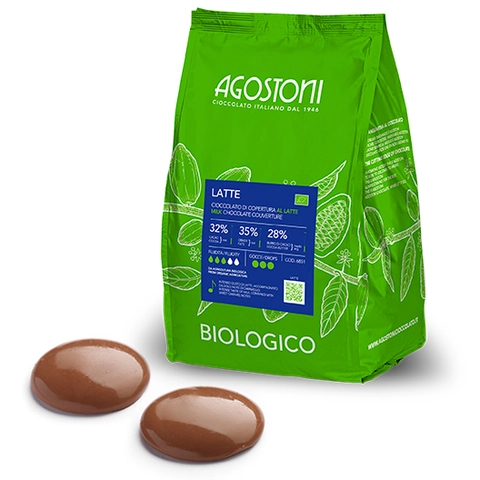 Sjokolade økologisk 32% Intens melkesmak, karamell noter 