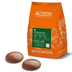 Madagascar 40% sjokolade Rik kakaosmak &amp; melk, noter av gul frukt