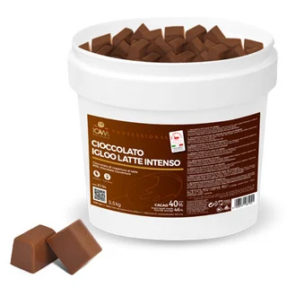 Igloo melk 40% sjokolade - 3,5kg Intens kakao, rik melkesmak, karamell 