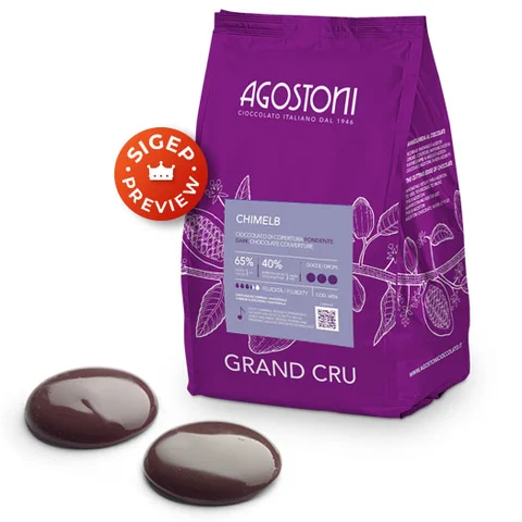 Chimelb 65% sjokolade Vedvarende kakaosmak, søt, fruktig 