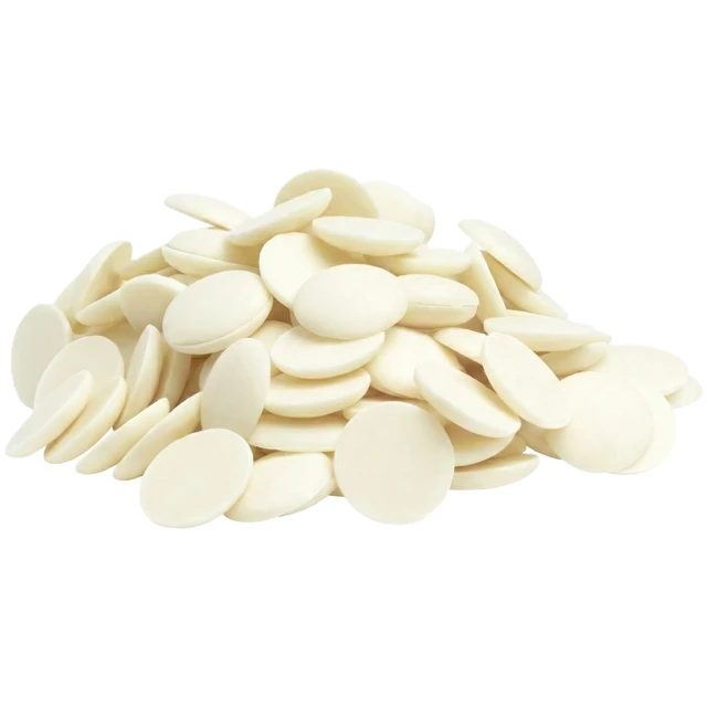 Glasover hvit non-temp sjokolade Rik melkesmak, hint av vanilje 