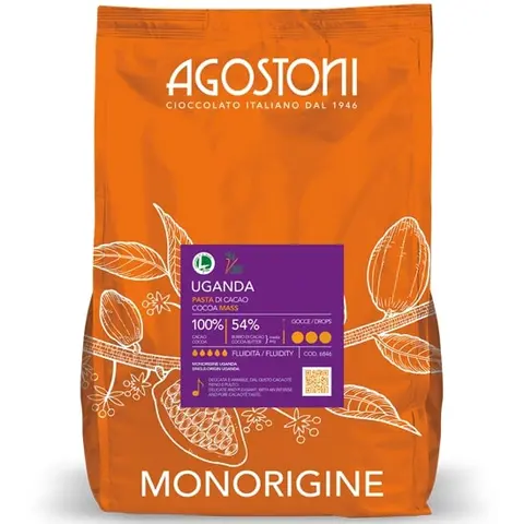 Kakaomasse Uganda 100% Single Origin, pellets 