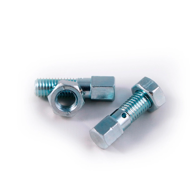 Bolt og mutter for gitarkutter 2+2 stk 