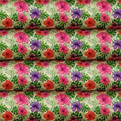 Transferark sjokolade blomster - 24stk 30 x 40cm