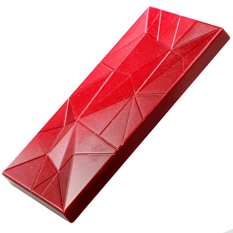 Støpeform sjokoladeplate polykarbonat 138 x 72 x H9mm - 86g x 3