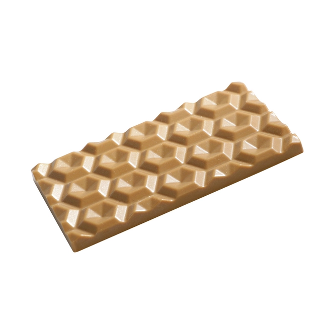 Støpeform sjokoladeplate polykarbonat 130 x 75 x H9mm - 85g x 3 