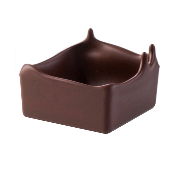 Støpeform firkantet beger polykarbonat 33 x 33 x H14mm - 24 hull 