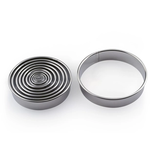 Utstikker sett rund - 12stk Fra Ø30mm til 140mm