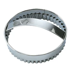 Utstikker rund bølgete Ø12 x H2cm