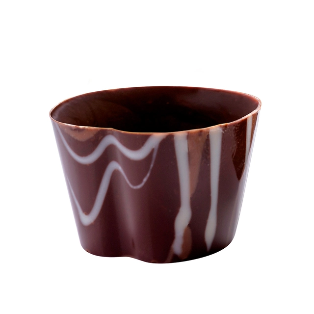 Støpeform ovalt beger polykarbonat 33 x 33 x H23mm - 10g x 24 