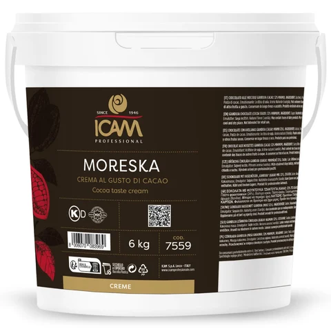 Moreska mørk sjokoladekrem - 6kg Balansert kakaosmak, rund og aromatisk 