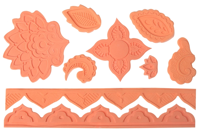 Silikonform blader 20x12,5x1cm 