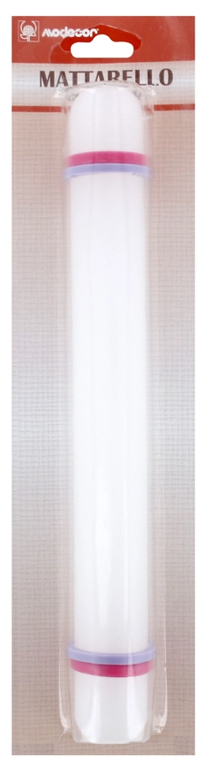 Rullepinne ø25mm x23cm med avstandsringer