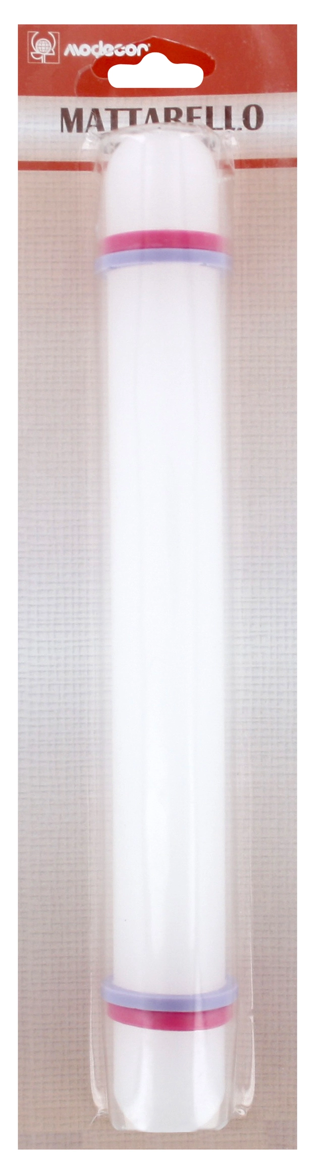 Rullepinne ø25mm x23cm med avstandsringer 