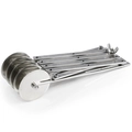 Deigkutter med 5 hjul - rette blader 1 til 12cm justering, Ø5,5cm hjul