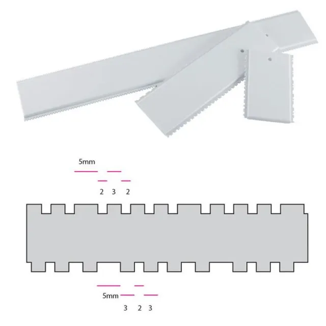 Strukturskrape 70cm bredde 