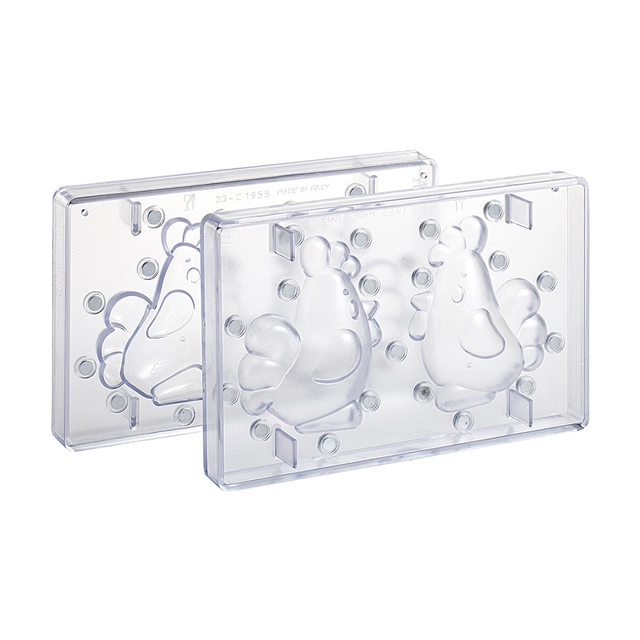 Støpeform polykarbonat Hane 3D 100 x 160 x H126mm - 115g x 2 