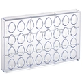 Konfektform polykarbonat 3D Egg 22 x H32mm - 7gr x 32