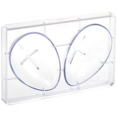 Støpeform polykarbonat 3D Egg 104 x H150mm - 230g x 2