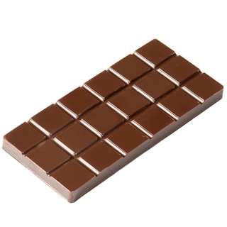 Sjokoladeplate thermo mould - 5stk 130 x 55 x H8mm - 70g x 5