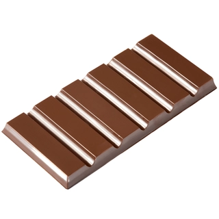 Sjokoladeplate thermo mould - 5stk 150 x 70 x H10mm - 100g x 5
