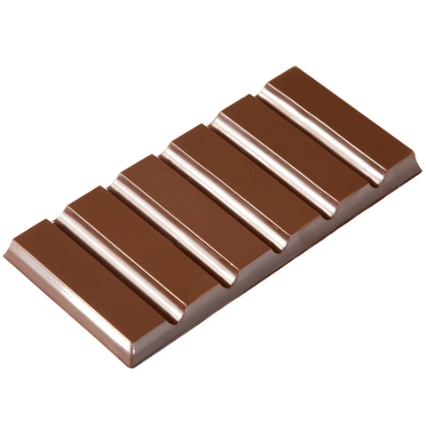 Sjokoladeplate thermo mould - 5stk 150 x 70 x H10mm - 100g x 5