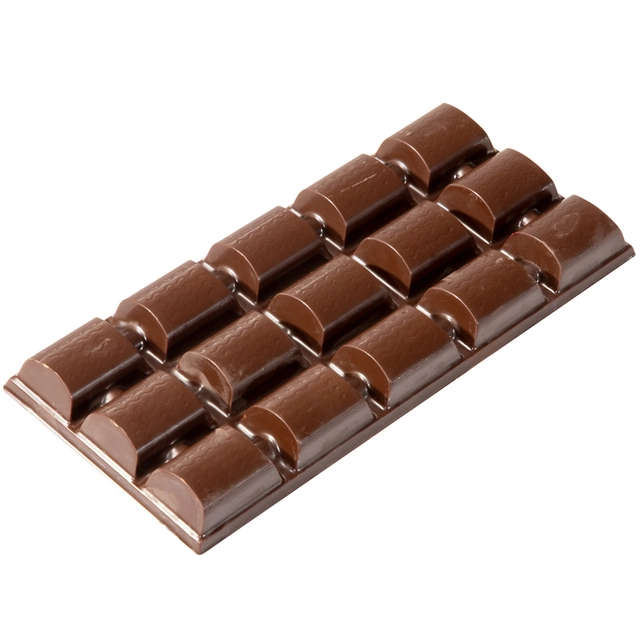 Sjokoladeplate thermo mould - 5stk 150 x 70 x H10mm - 100g x 5 