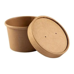 Pappbeger lokk for 850ml - 500stk UTGÅR