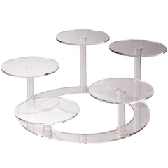 Kakestativ Loop - 5 plater x Ø26cm Total størrelse: Ø77 x H26cm