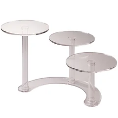 Kakestativ Loop - 3 plater x Ø26cm Total størrelse: 65 x 45 x H26cm