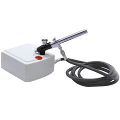 Mini Airbrush kompressor - 1,5 Bar Pistol, holder og bag inkludert