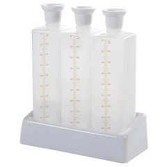 Holder for 3 dynkeflasker 250 x 110 x H80mm