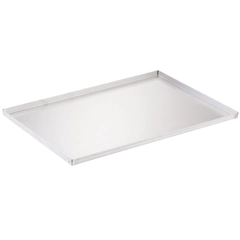 Bakebrett aluminium 60 x 40 x H2cm Lavkant 4 sider, 1.5mm tykk