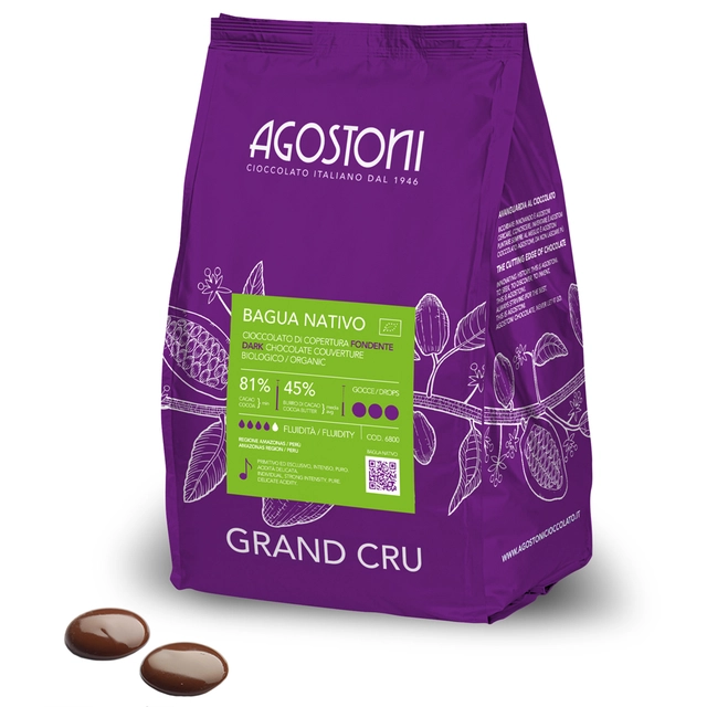 Bagua Nativo 81% sjokolade - 4kg Økologisk, rik aroma, vedvarende smak 