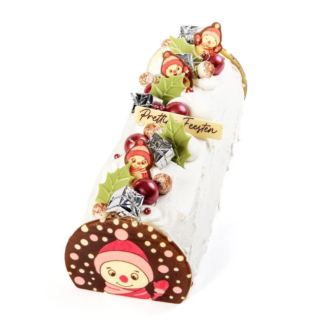 Sjokoladeblad grønn - 100stk 5 x 3cm 