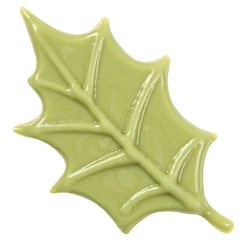 Sjokoladeblad grønn - 100stk 5 x 3cm