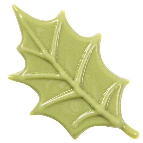 Sjokoladeblad grønn - 100stk 5 x 3cm 