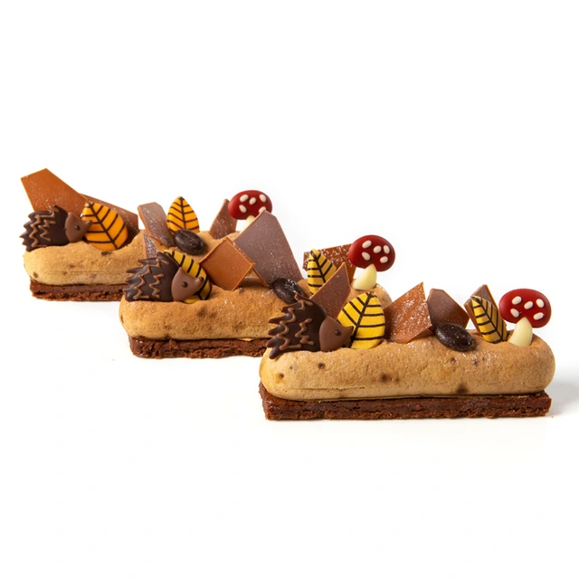 Høstblad sjokolade 2x3cm - 175stk 