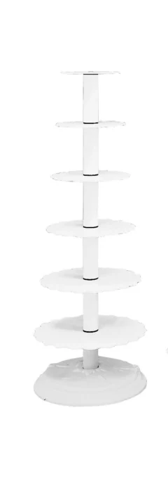 Kakestativ 6 nivåer Ø18, 22, 24, 28, 32 og 36cm - H:110cm